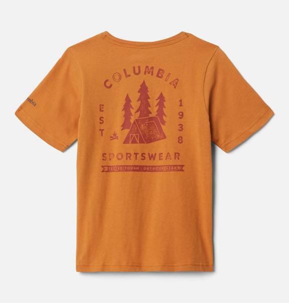 Columbia Happy Hills T-Shirt Boys Yellow USA (US1887851)